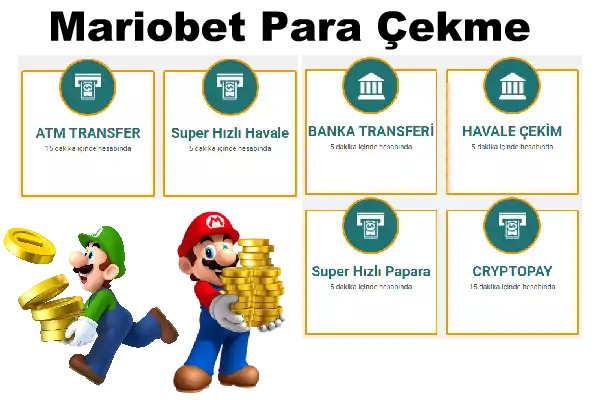Mariobet para çekme
